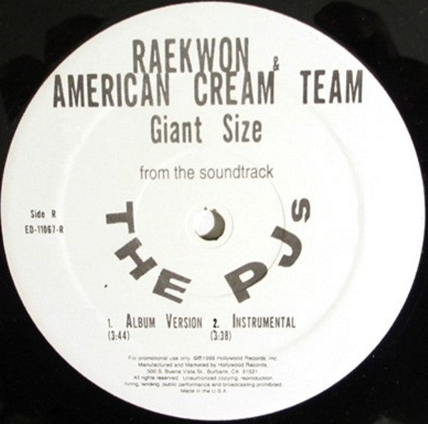 Timbaland / Raekwon & American Cream Team : Talkin' Trash / Giant Size (12", Promo)