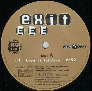 Exit EEE : Love Is Solution (12")