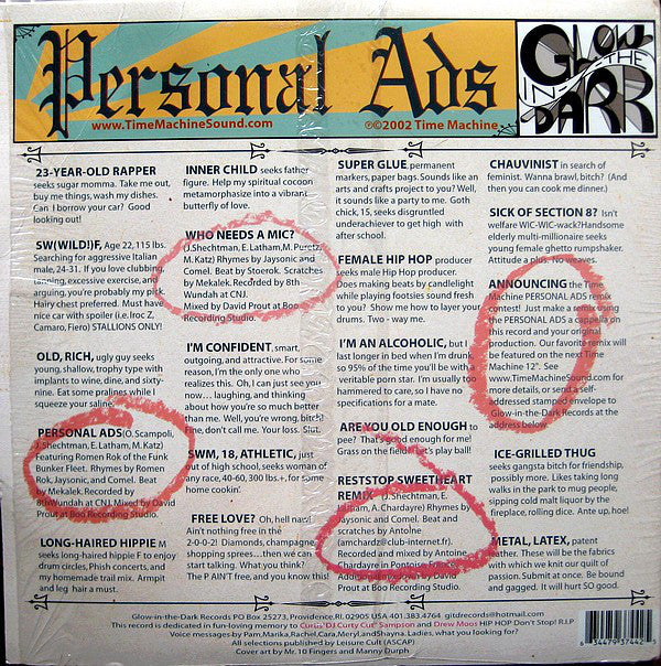 Time Machine (2) : Personal Ads (12")