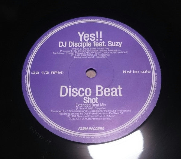 The Sax Brothers / DJ Disciple / Shot (2) : Careless Whisper / Yes!! / Disco Beat (12", Comp, Promo)