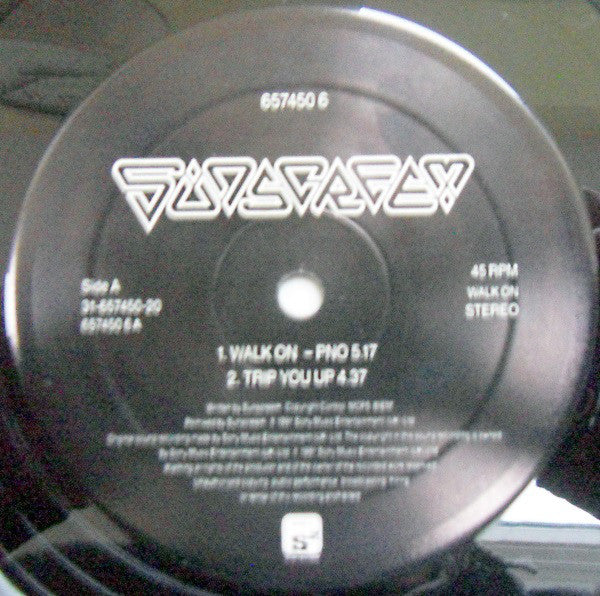 Sunscreem : Walk On (12", Single)