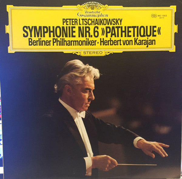 Pyotr Ilyich Tchaikovsky, Berliner Philharmoniker, Herbert Von Karajan : Symphonie Nr. 6 "Pathétique" (LP)