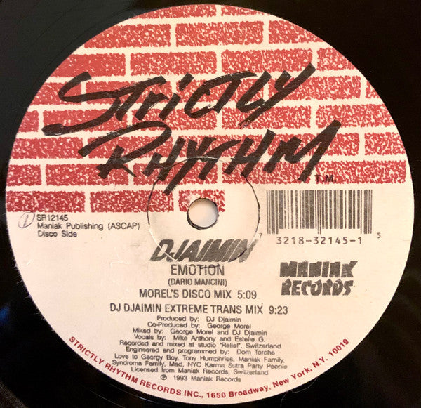 Djaimin : Emotion (12")