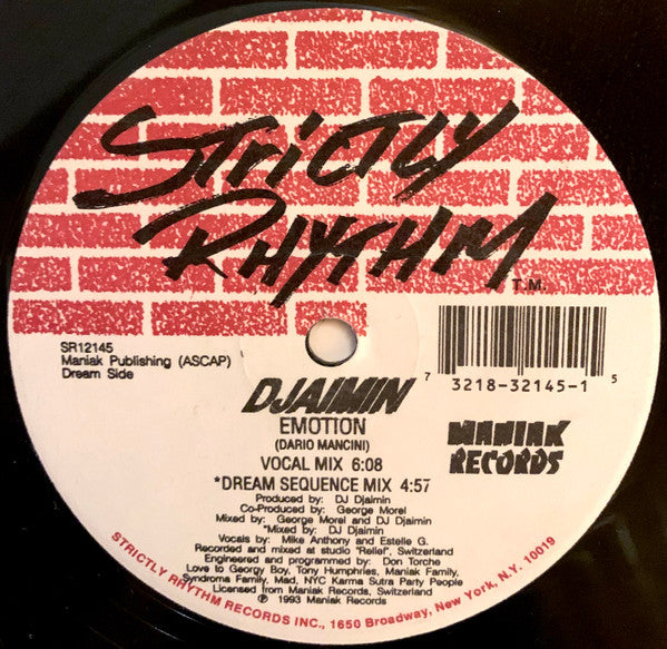 Djaimin : Emotion (12")