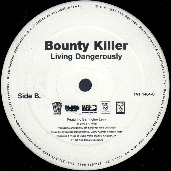 Bounty Killer Featuring Fugees : Hip-Hopera (12", Single)