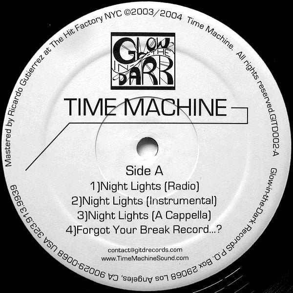 Time Machine (2) : Night Lights (12")