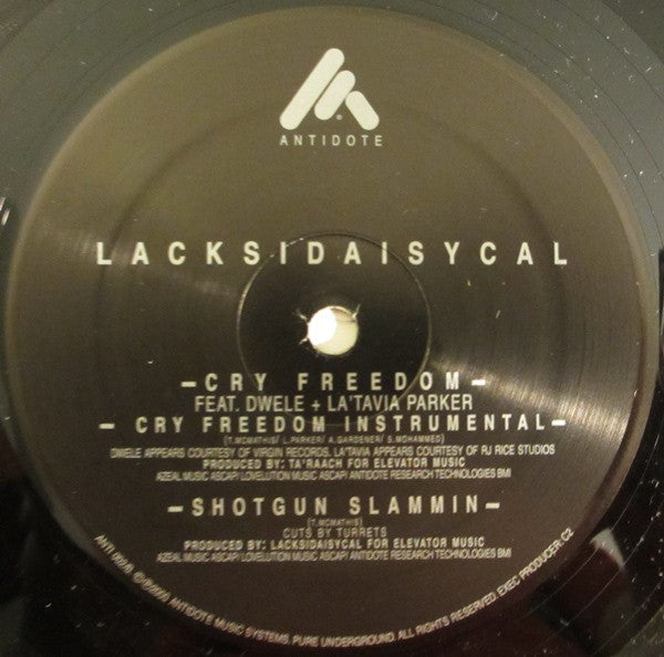 Lacksidaisycal : Friday Night / Nothing Going On... (12")