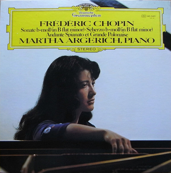 Frédéric Chopin / Martha Argerich : Sonate B-moll / Scherzo B-moll / Andante Spianato Et Grande Polonaise (LP)