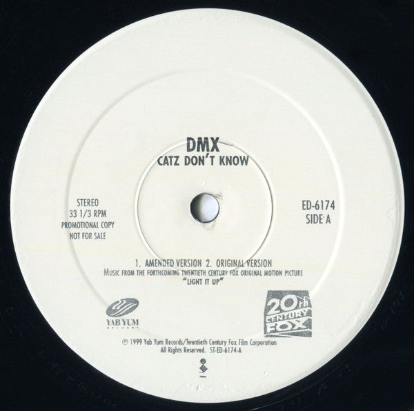 DMX : Catz Don't Know (12", Promo)