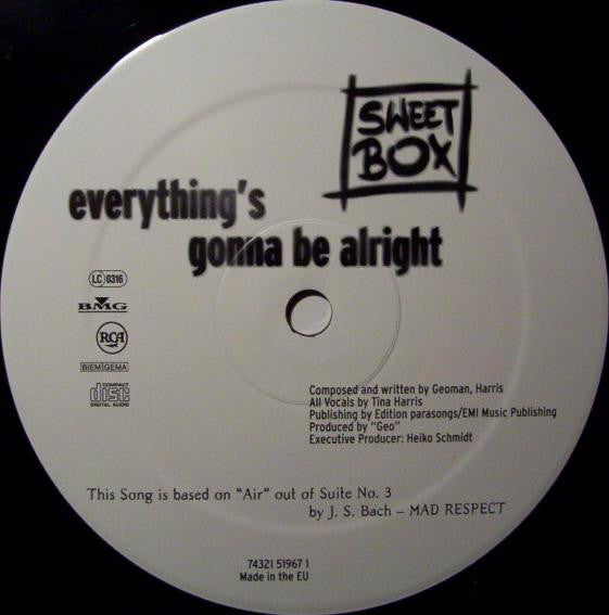Sweetbox : Everything's Gonna Be Alright (12")