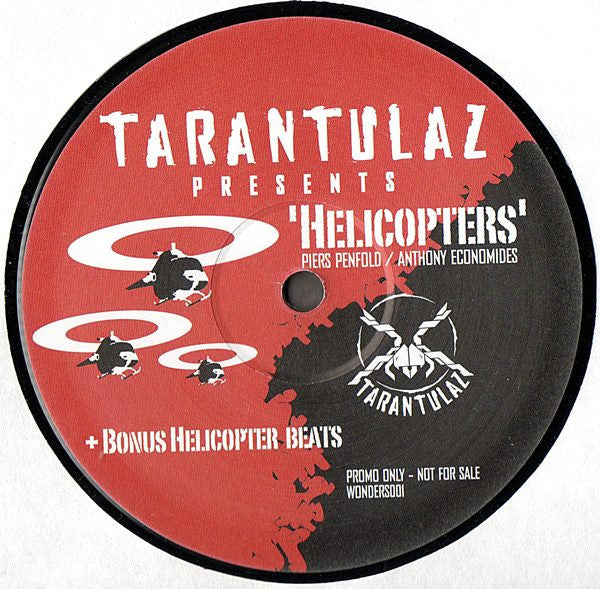 SummerHeadz Vs. Stevie Wonder / Tarantulaz : From The Bottom Of My Heart / Helicopters (12", Promo, Unofficial)