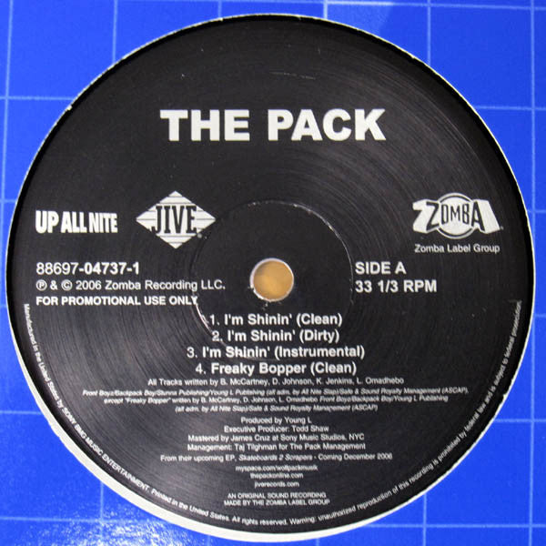 The Pack (2) : I'm Shinin' / Candy / Freaky Bopper (12", Promo, Gre)