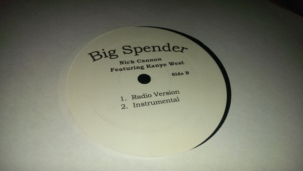 Nick Cannon : Big Spender (12", Single, Promo)