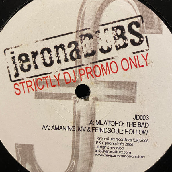 Mijatoho / Amaning, MV (5) & Feindsoul : The Bad / Hollow (12", Promo)