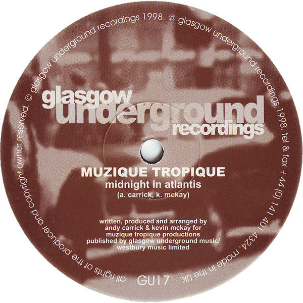 Muzique Tropique : Phazers Set To Funk (12")