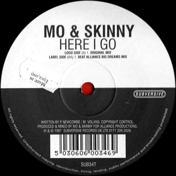 Mo & Skinny : Here I Go (12")