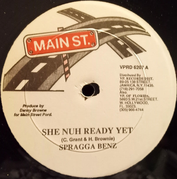 Spragga Benz / Lady G : She Nuh Ready Yet / Ease Off (12")
