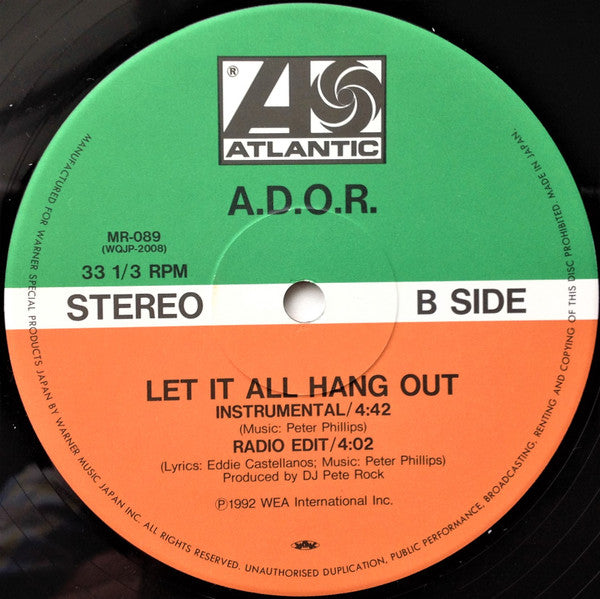 A.D.O.R. : Let It All Hang Out (12")