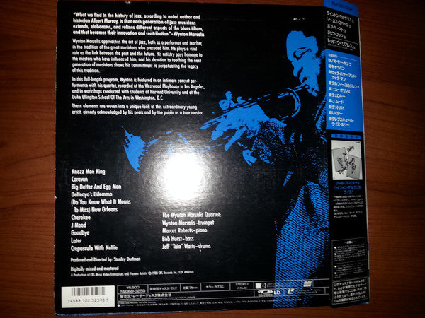 Wynton Marsalis : Blues & Swing (Laserdisc, 12", NTSC, CLV)