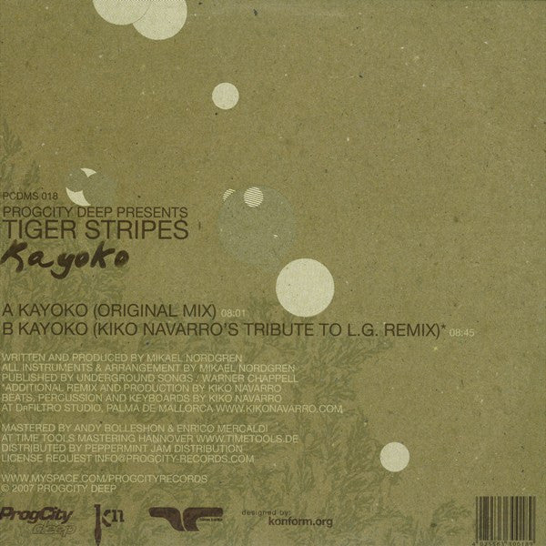 Tiger Stripes : Kayoko (12")