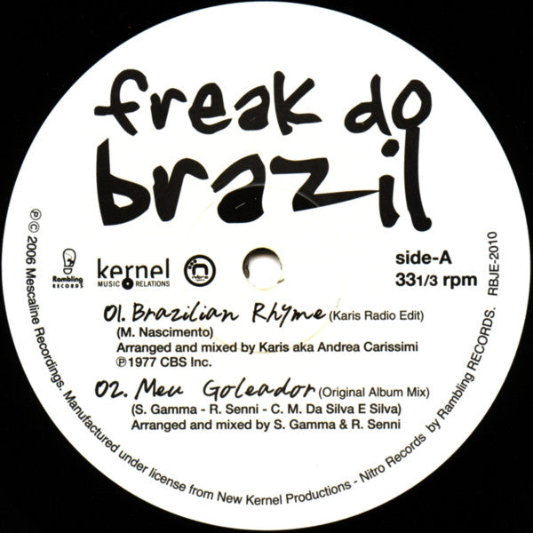 Freak Do Brazil : Meu Goleador EP (12", EP, Ltd)