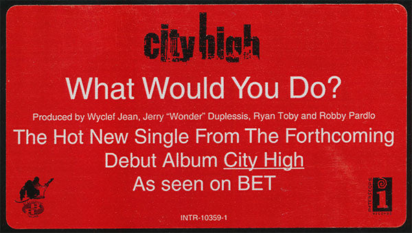 City High : What Would You Do? (12", Single, Promo)