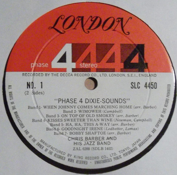 Chris Barber's Jazz Band : Phase 4 Dixie-Sounds (LP, Album)