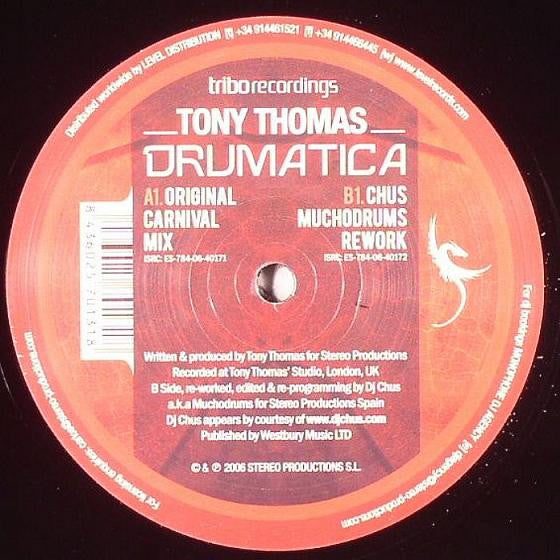 Tony Thomas : Drumatica (12")