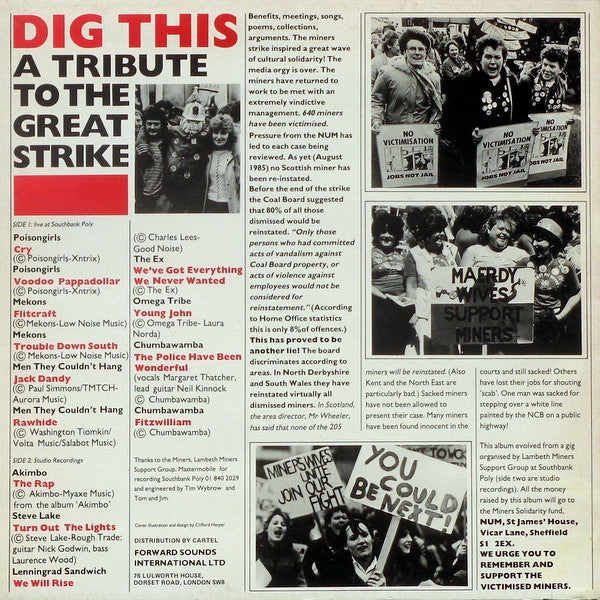 Various : Dig This (A Tribute To The Great Strike) (LP, Comp)