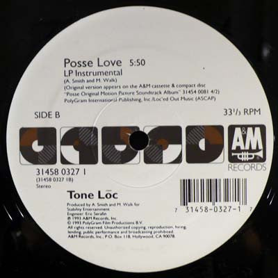 Tone Loc : Posse Love (12")