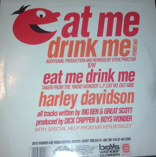 Boys Wonder : Eat Me Drink Me (12")