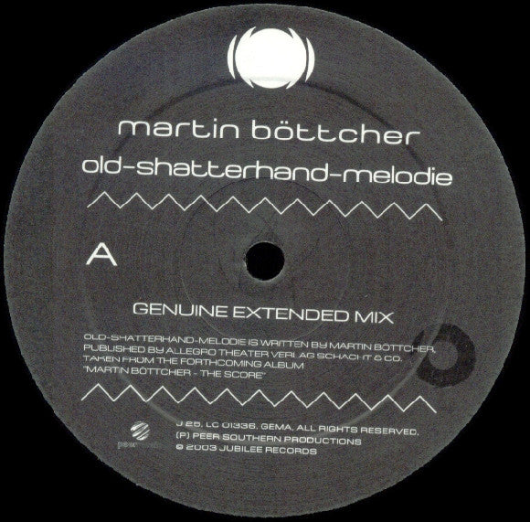 Martin Böttcher : Old-Shatterhand-Melodie (12")
