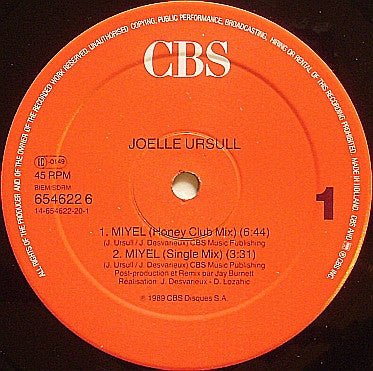 Joëlle Ursull : Miyel (12")