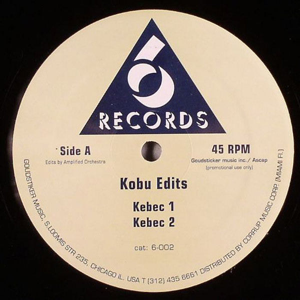 Amplified Orchestra : Kobu Edits (12", Promo)