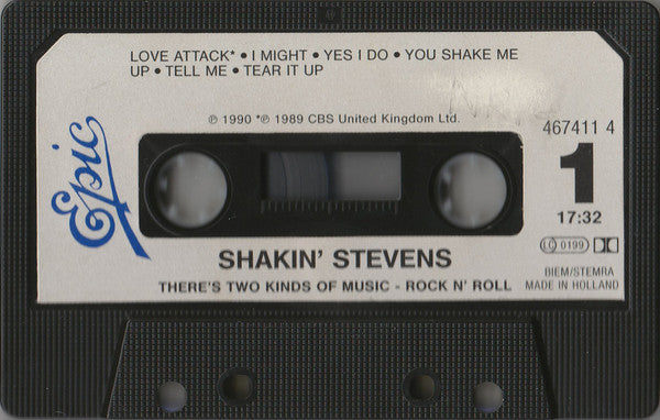 Shakin' Stevens : There Are Two Kinds Of Music... Rock 'N' Roll (Cass, Album, Chr)