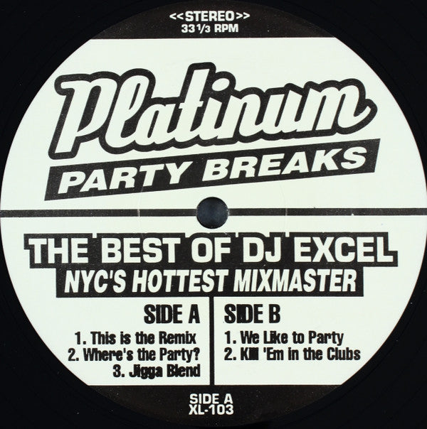 DJ Excel (5) : The Best Of DJ Excel (12")