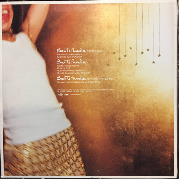 Akiyo Hoshino : Back To Paradise (12")