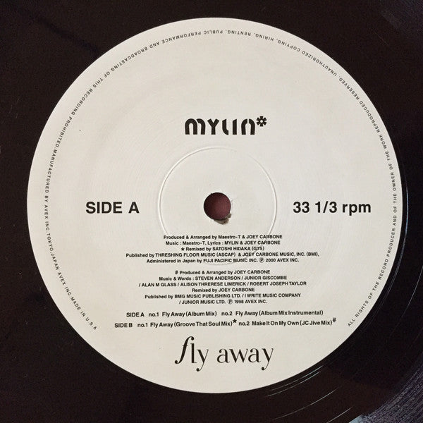 Mylin : Fly Away (12")