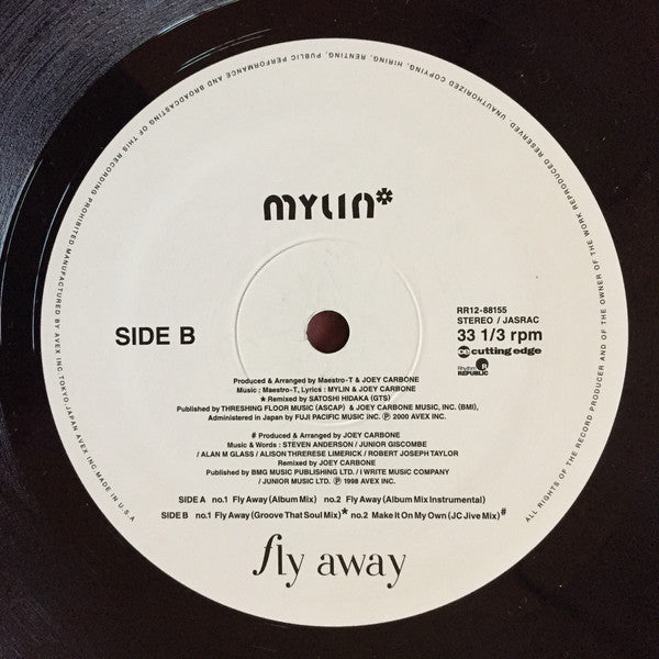 Mylin : Fly Away (12")