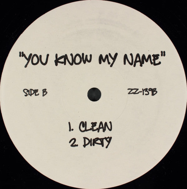 Unknown Artist : Right Thurr (G-Mix) / You Know My Name (12", Unofficial)