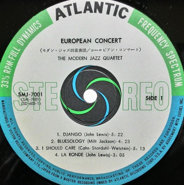 The Modern Jazz Quartet : European Concert (2xLP, Album)