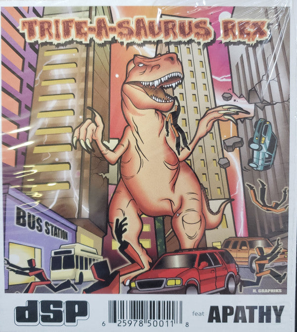 Dynamic Syncopation Feat. Apathy : Trife-A-Saurus Rex (12", Single)