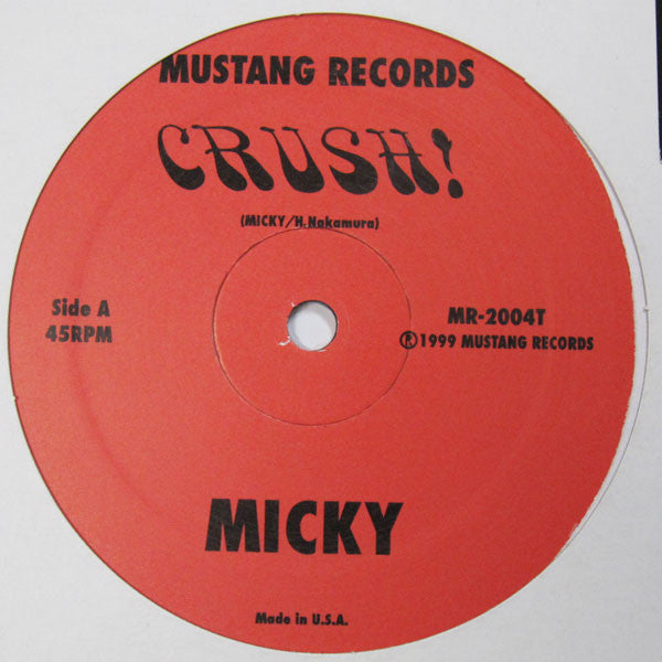 Micky (20) : Crush! (12")