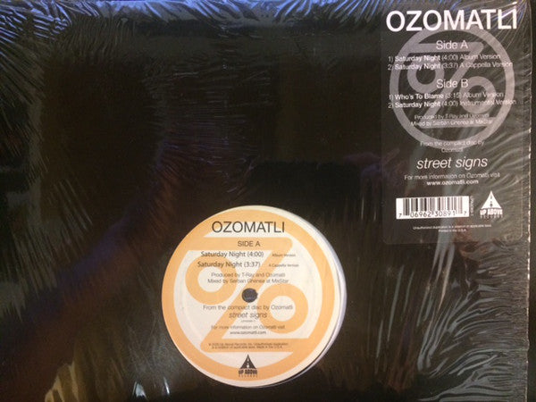 Ozomatli : Saturday Night / Who's To Blame (12")