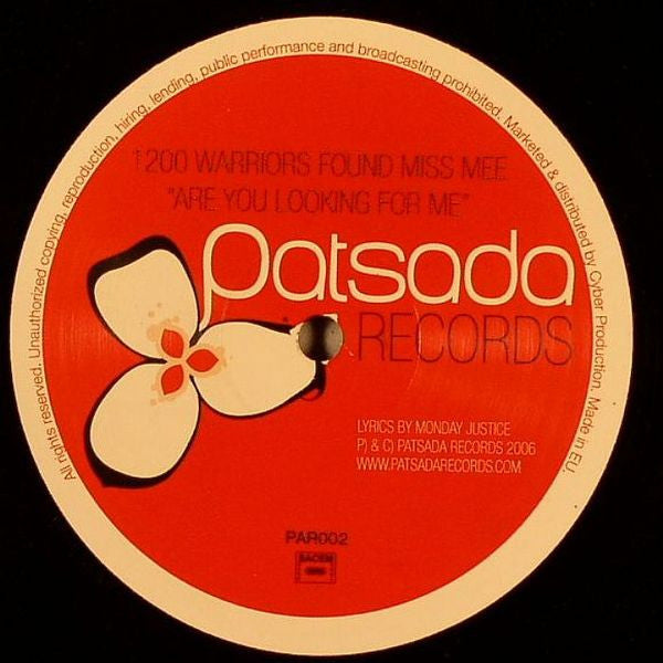 DJ Sneak / 1200 Warriors Found Miss Mee : Are You Looking For Me (Remixes) (12")