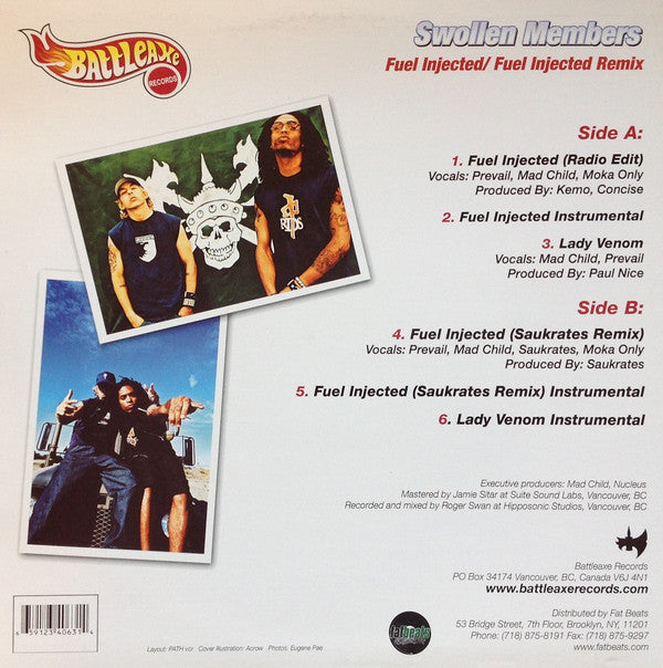 Swollen Members Featuring Saukrates and Moka Only : Fuel Injected / Fuel Injected Remix (12")