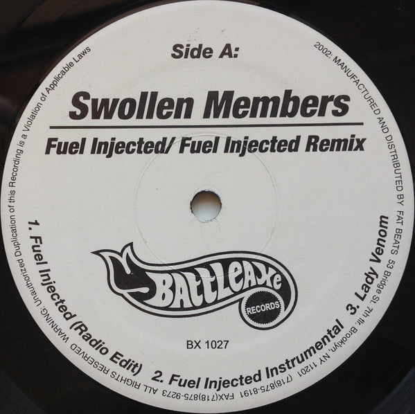 Swollen Members Featuring Saukrates and Moka Only : Fuel Injected / Fuel Injected Remix (12")