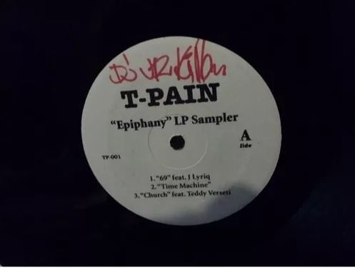 T-Pain : Epiphany LP Sampler (12", Smplr, Unofficial)