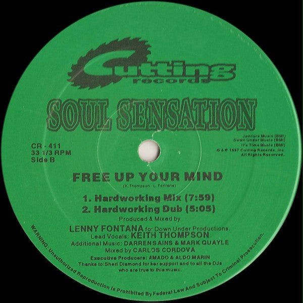 Soul Sensation : Free Up Your Mind (12")