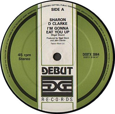 Sharon Dee Clarke : I'm Gonna Eat You Up (12")